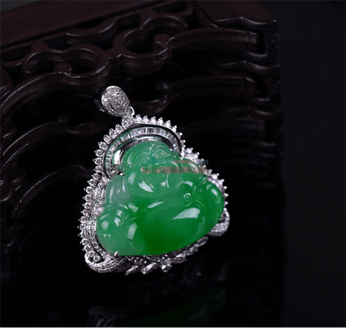质量好的冰种阳绿佛公尽在广州市善堡嘉珠宝 翡翠首饰